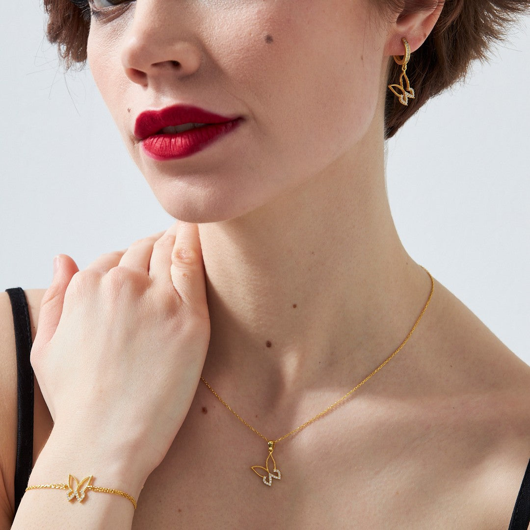 Kelebek Seti - 925 GÜMÜŞ