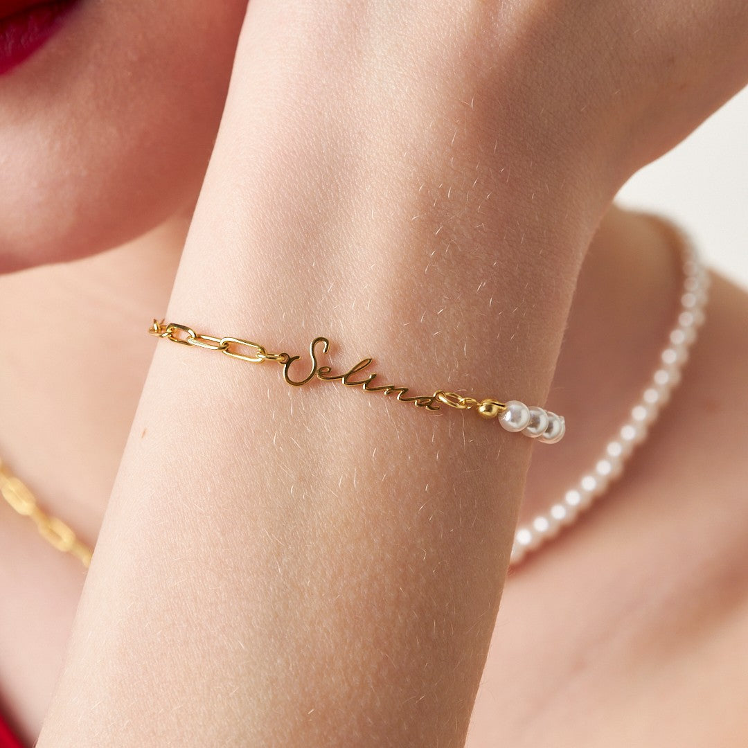 İncili İsim Set - 925 GÜMÜŞ