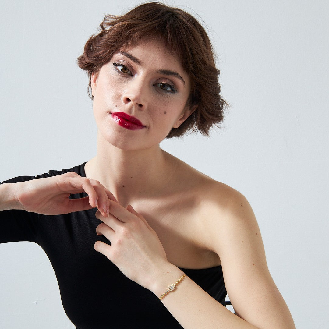 Parçalı Baget Bileklik - 925 GÜMÜŞ