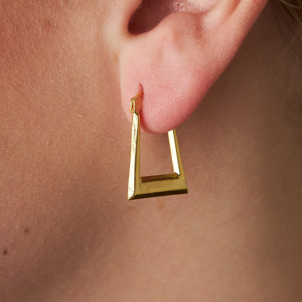 Trend Asimetrik Küpeler - 925 GÜMÜŞ