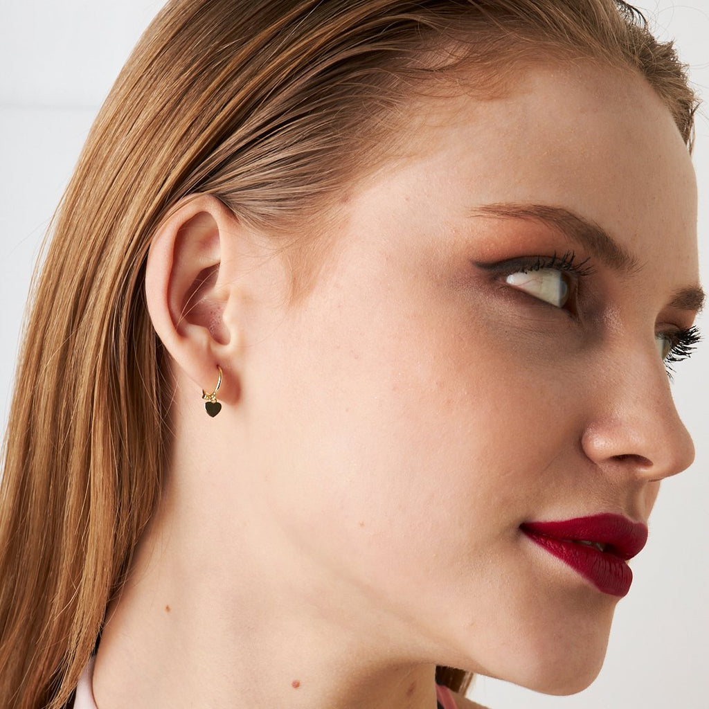 Basit Kalp Piercingi - 925 GÜMÜŞ