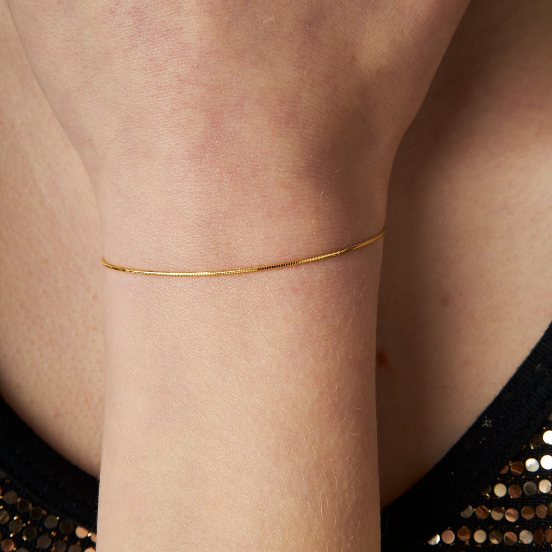 Tondo Zincir Bileklik - 925 GÜMÜŞ