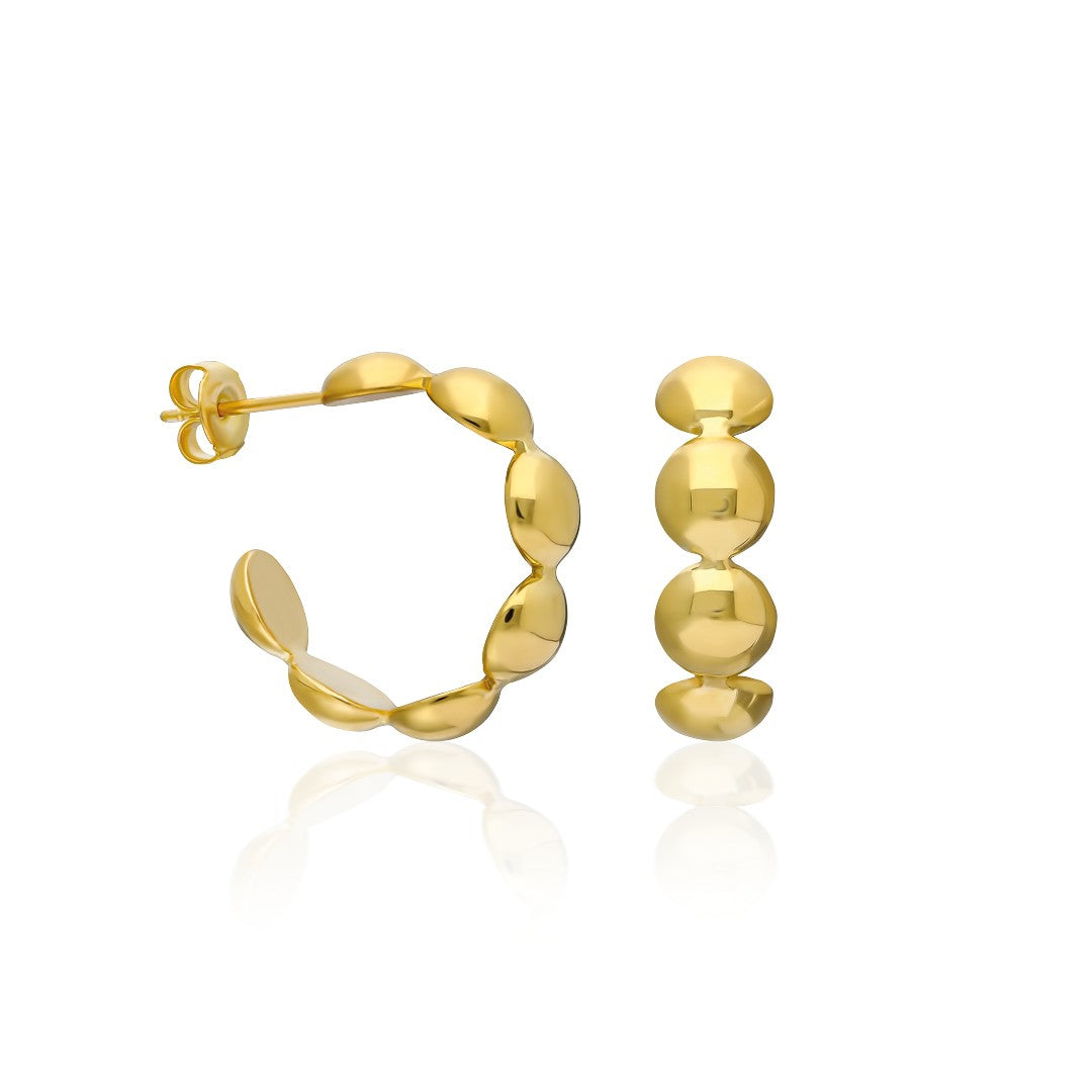 Sade Şık Küpe - 925 GÜMÜŞ