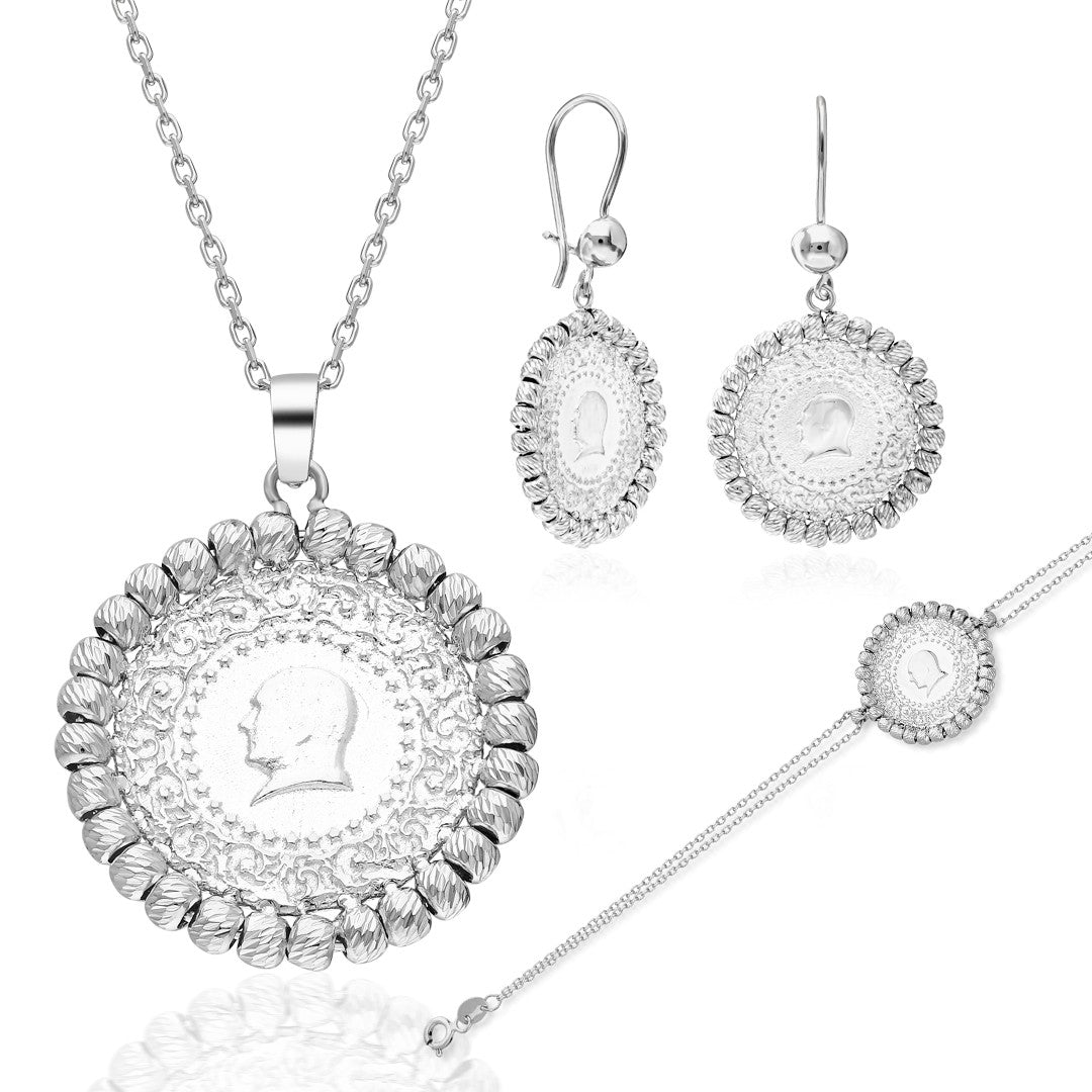 Dorica Çeyrek Set - 925 GÜMÜŞ