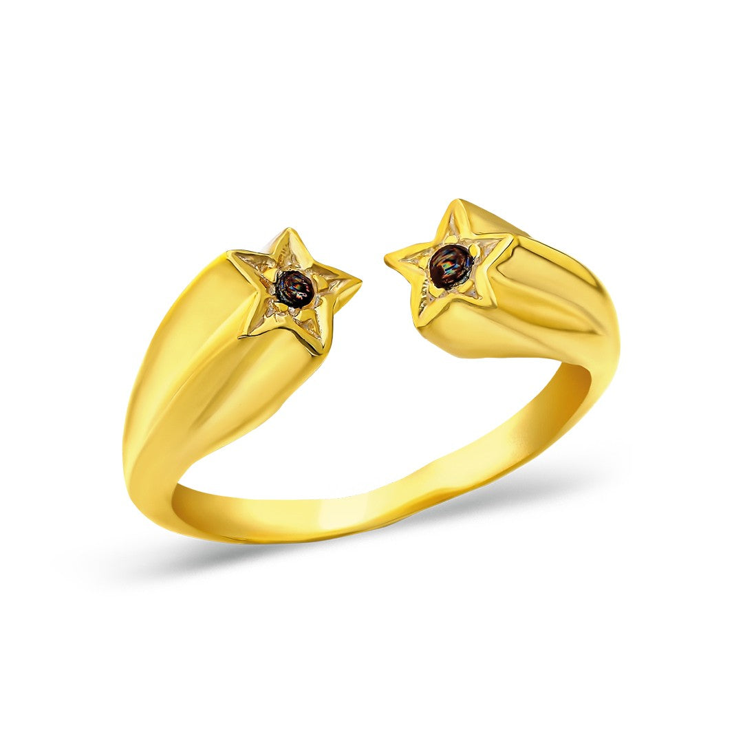 Yıldız Işıltılı Yüzük - 925 GÜMÜŞ