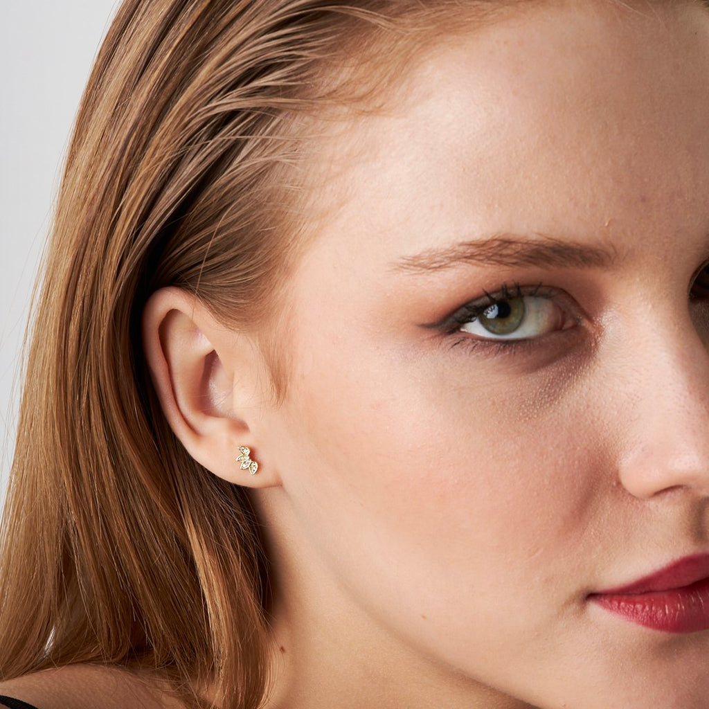 Lotus Çiçeği Piercingi - 925 GÜMÜŞ