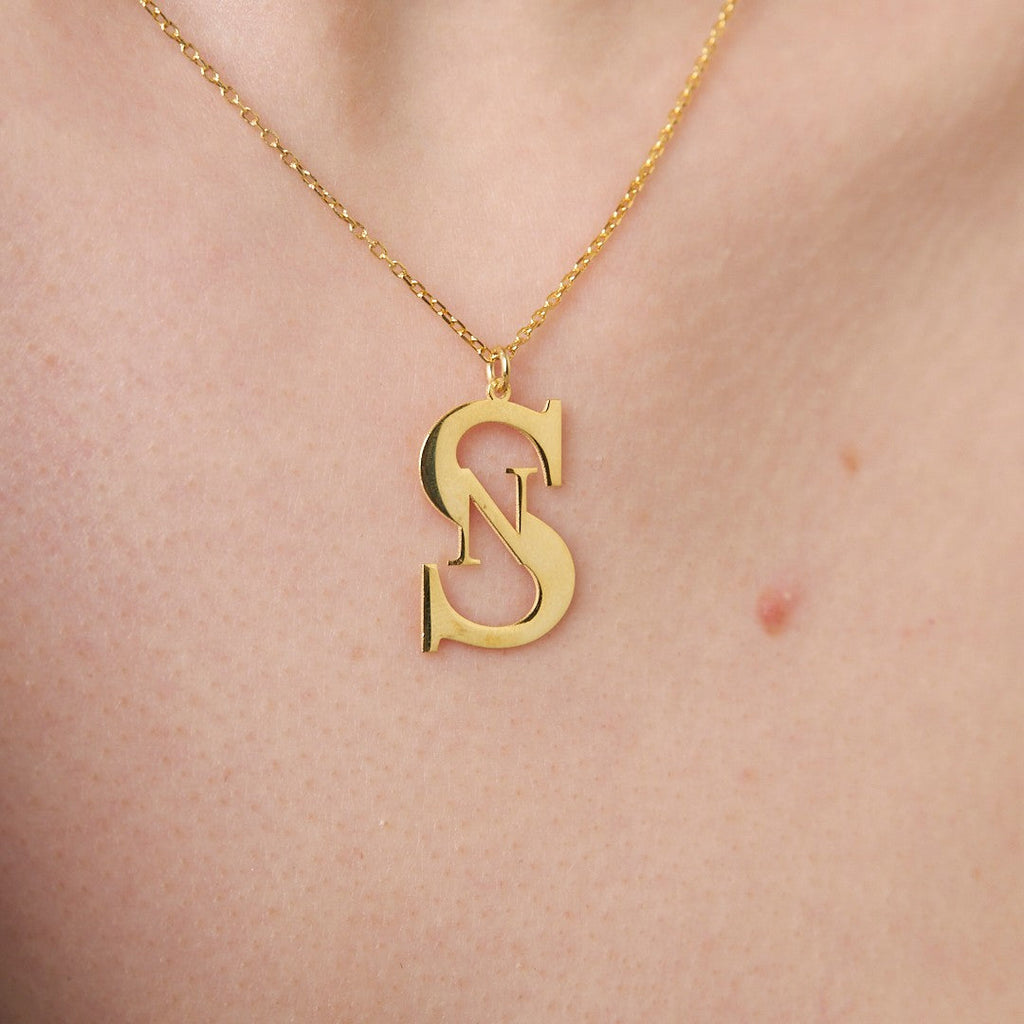 İkili Harf Seti - 925 GÜMÜŞ