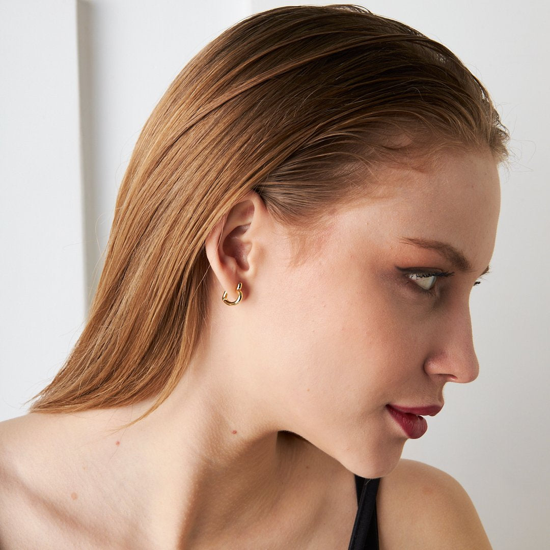 Kalp Delici Küpe - 925 GÜMÜŞ