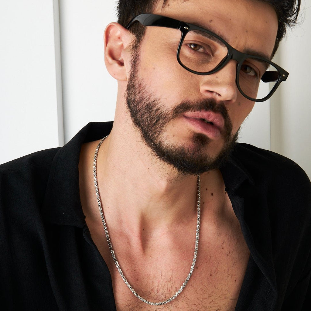 Doc Zincir Kolye - 925 GÜMÜŞ