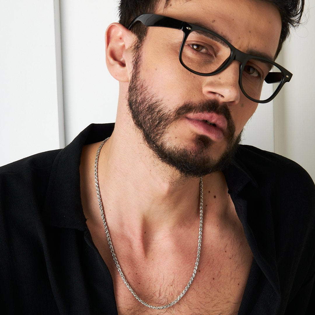 Doc Zincir Kolye - 925 GÜMÜŞ