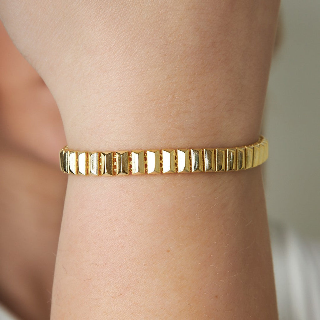 Dikdörtgen Bilezik - 925 GÜMÜŞ