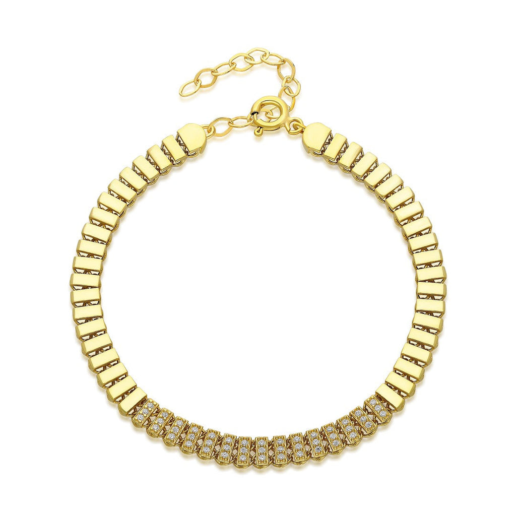 Lüks Taşlı Bileklik - 925 GÜMÜŞ