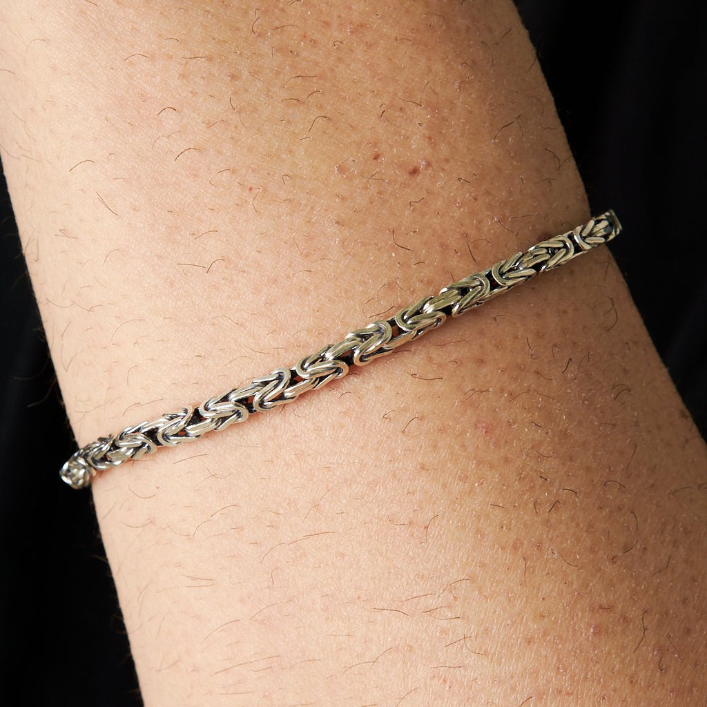 Kral Zincir Bileklik - 925 GÜMÜŞ