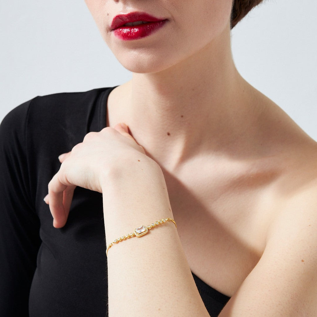 Baget Şıklığı Bileklik - 925 GÜMÜŞ