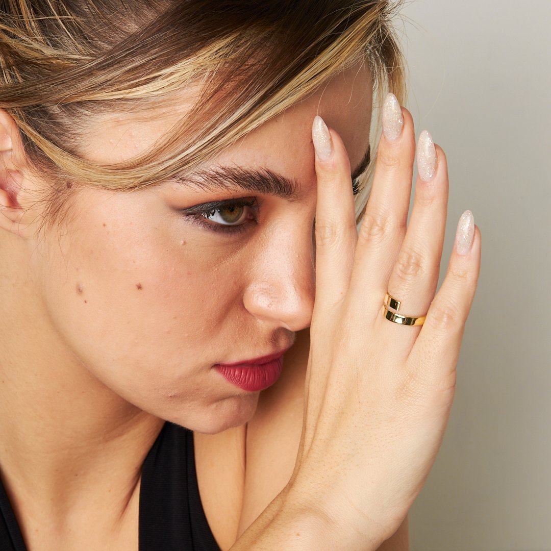 Basit Tarz Yüzük - 925 GÜMÜŞ