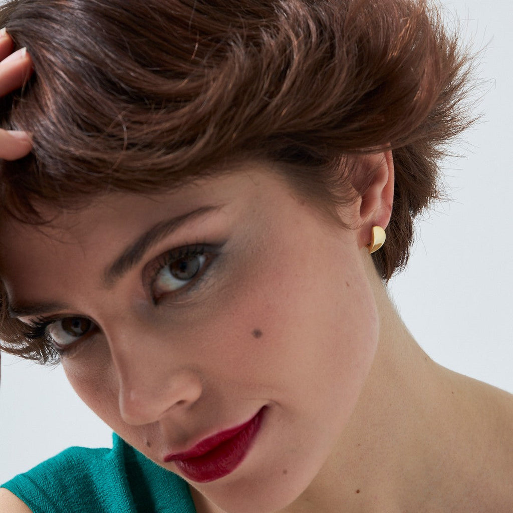 Basit Mini Küpeler - 925 GÜMÜŞ