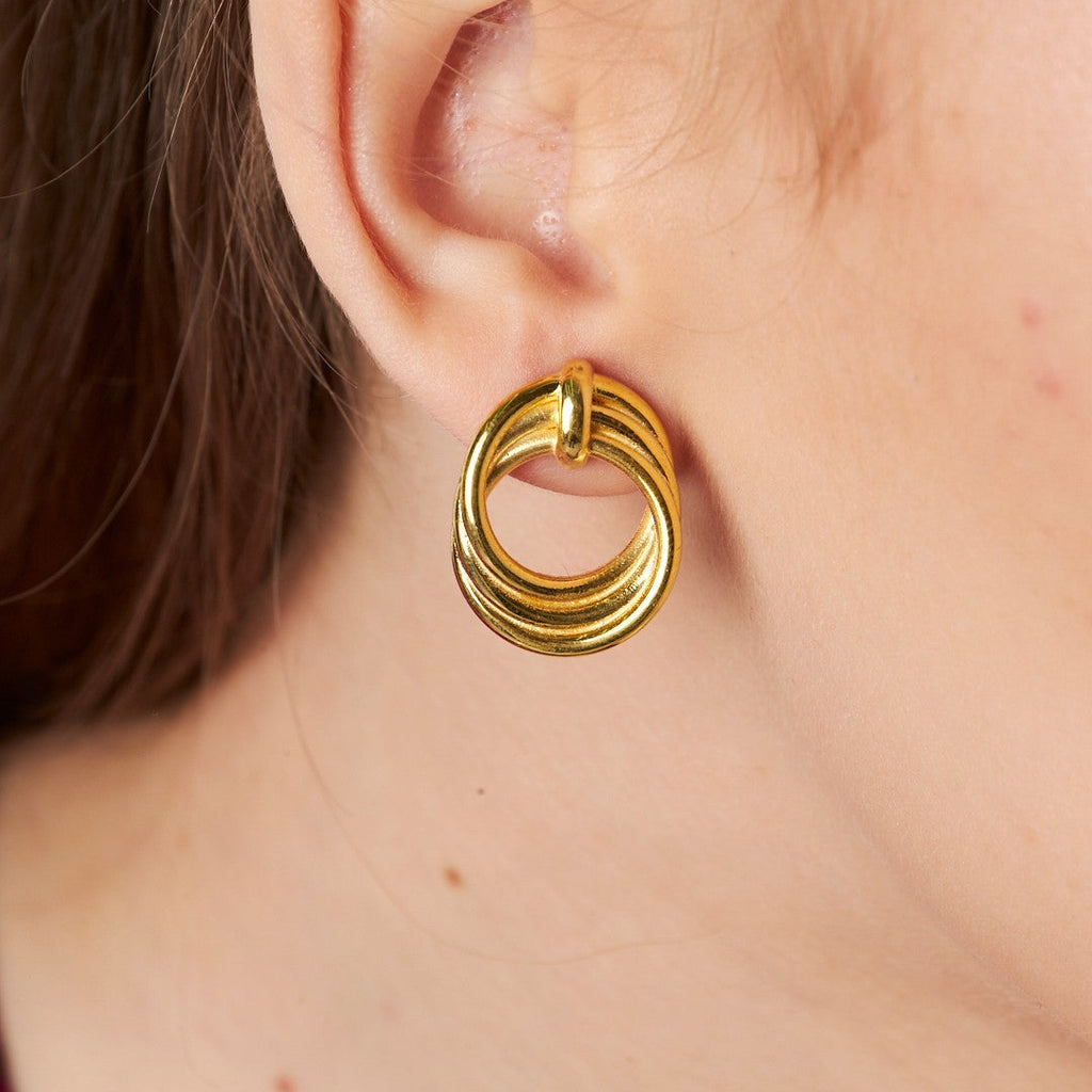 Sarmaşık Küpeler - 925 GÜMÜŞ