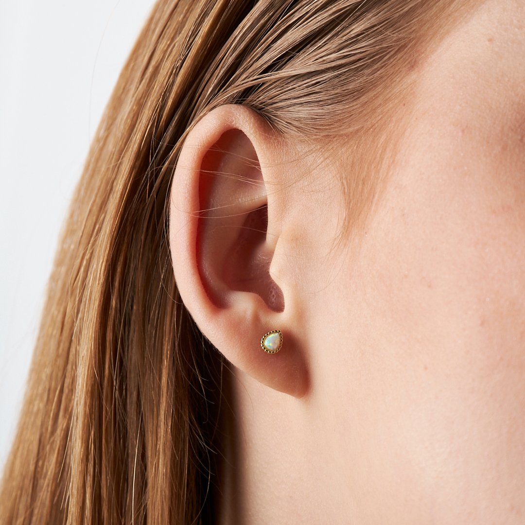 Su Damlası Piercingi - 925 GÜMÜŞ