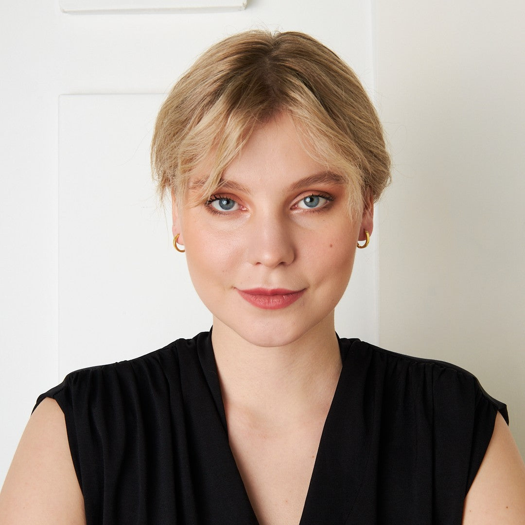 Taşsız Günlük Halka Küpe - 925 GÜMÜŞ