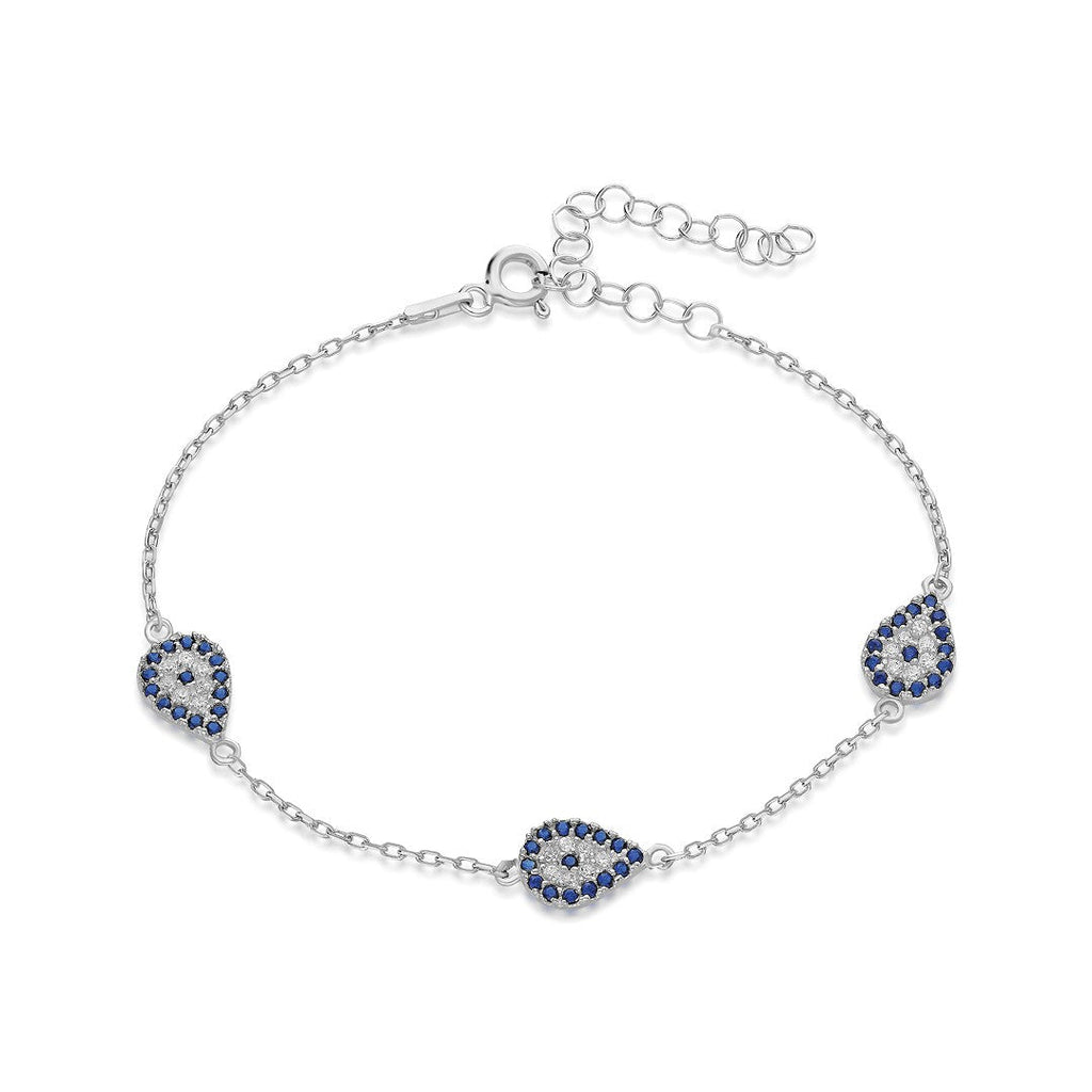 Nazar Damla Bileklik - 925 GÜMÜŞ