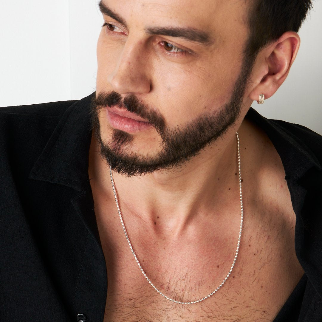 Top Zincir Kolye - 925 GÜMÜŞ