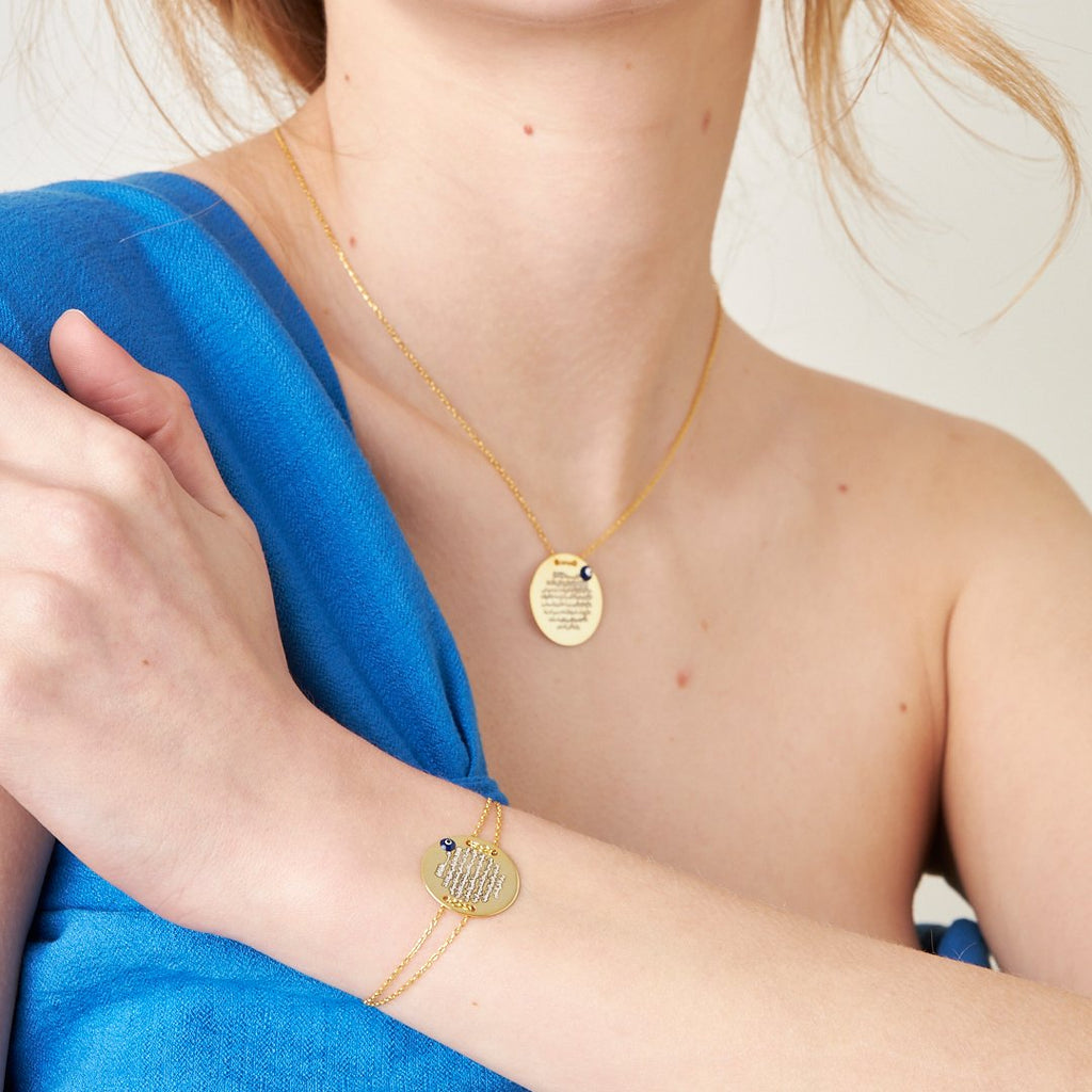 Nazarlı Dua Set - 925 GÜMÜŞ