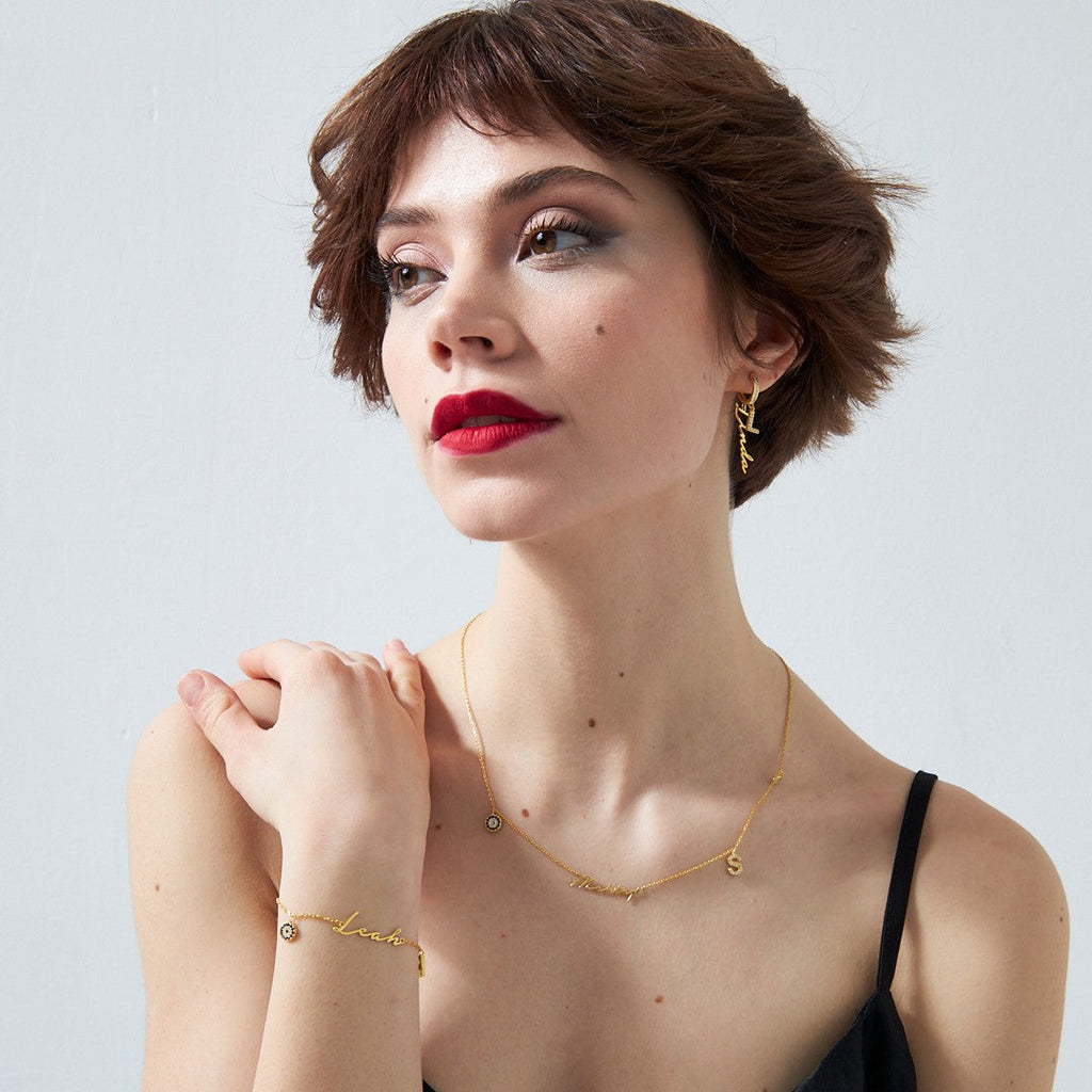 Adlandırılmış Harfler Seti - 925 GÜMÜŞ