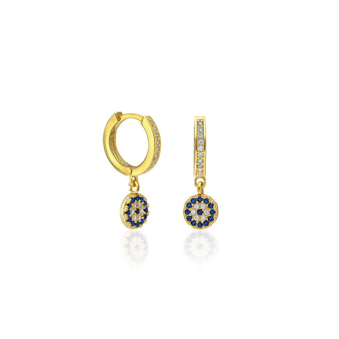 Nazar Taşlı Küpeler - 925 GÜMÜŞ