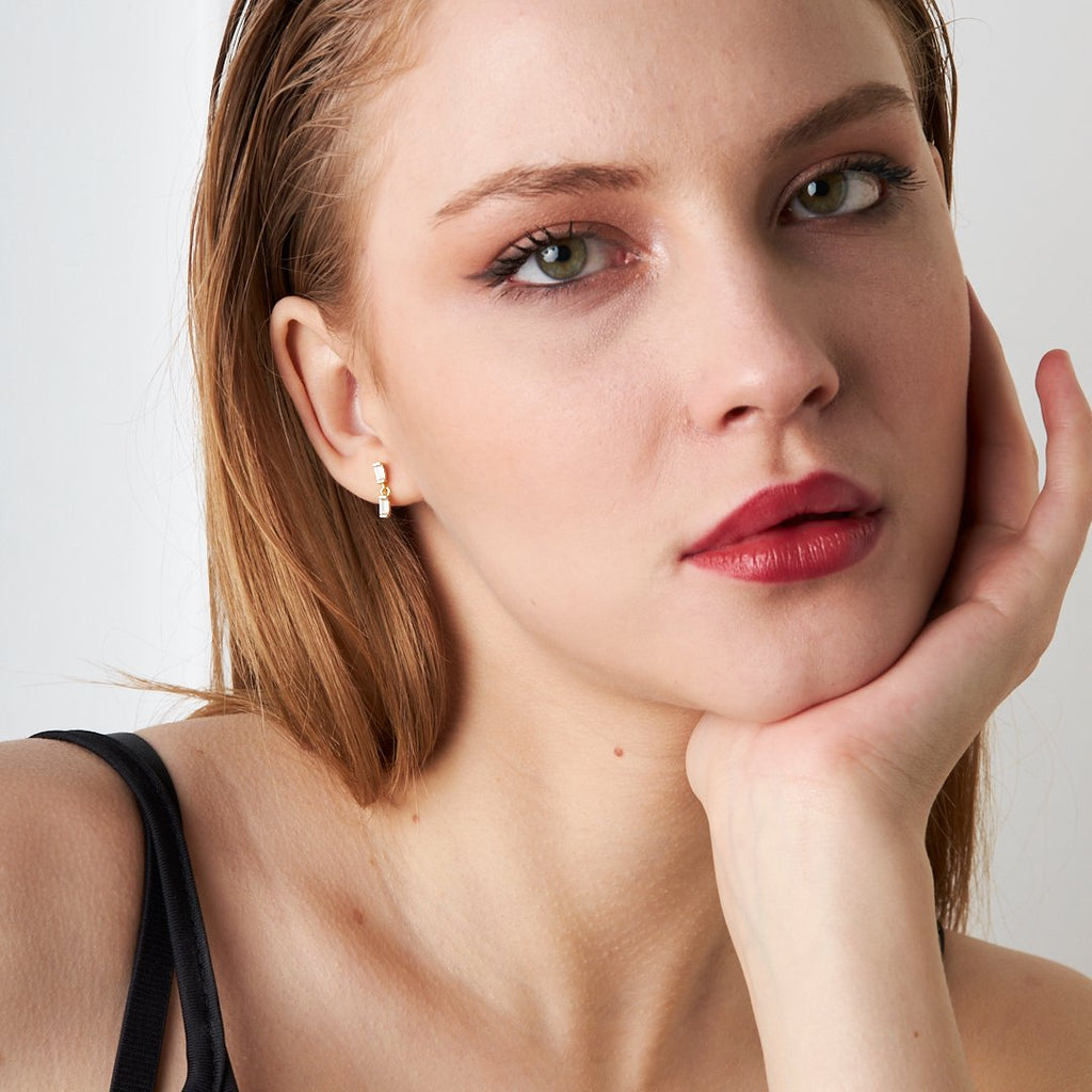 Çift Baget Piercing - 925 GÜMÜŞ