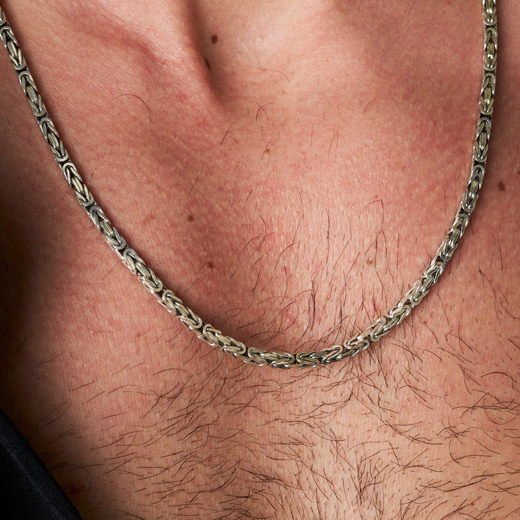 Kral Zincir Kolye - 925 GÜMÜŞ