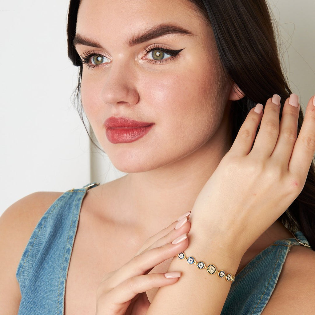 Tam Nazar Bilezik - 925 GÜMÜŞ