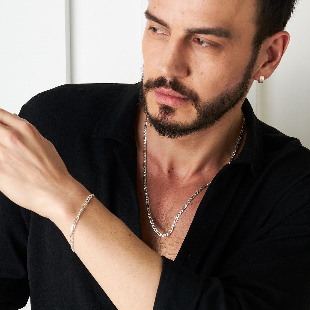 Figaro Model Zincir Set - 925 GÜMÜŞ