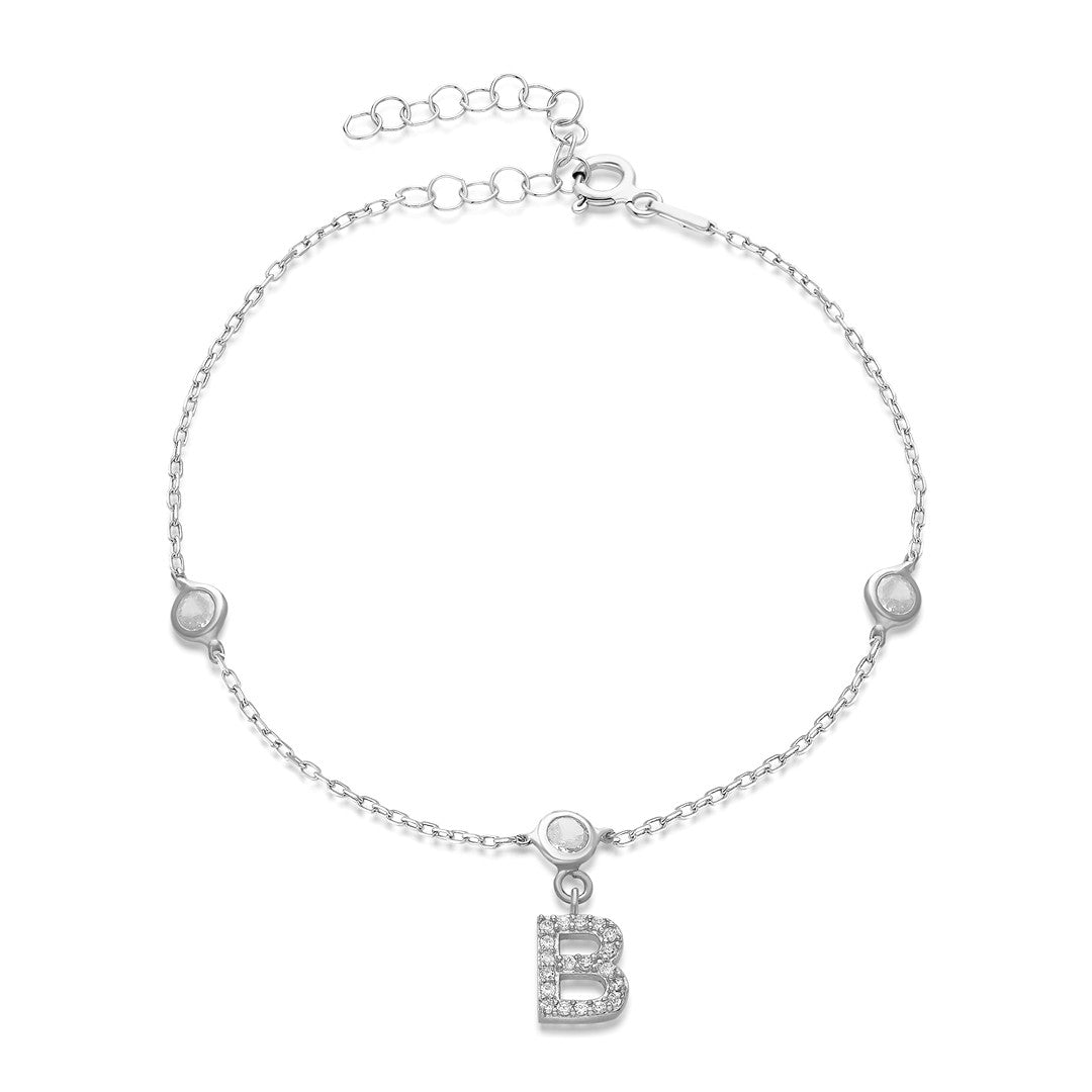 Harfli Bileklik - 925 GÜMÜŞ