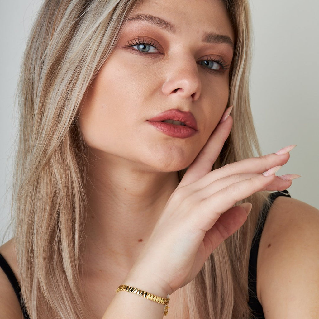 Tekne Zinciri Bilezik - 925 GÜMÜŞ