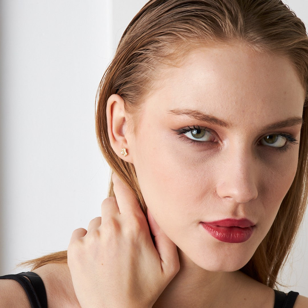 Taç Modeli Piercing - 925 GÜMÜŞ