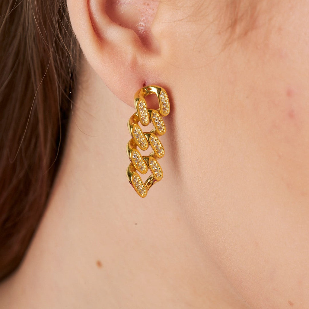 Tam Taşlı Gurme Küpeler - 925 GÜMÜŞ