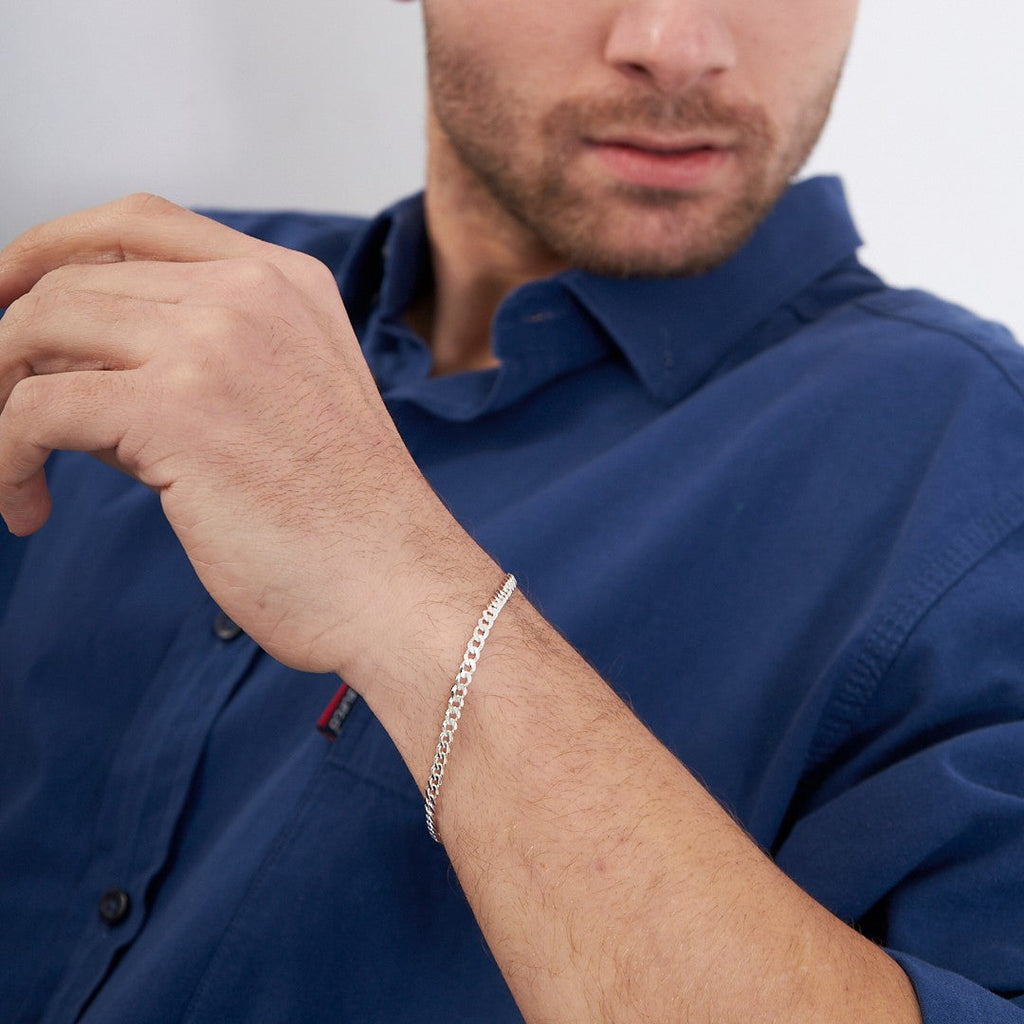 Klasik Model Bileklik - 925 GÜMÜŞ