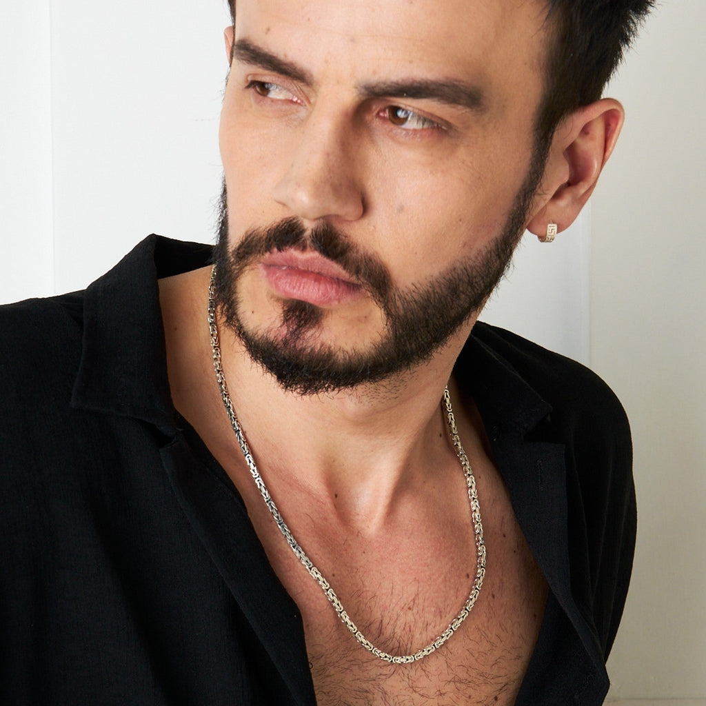 Kral Zincir Kolye - 925 GÜMÜŞ