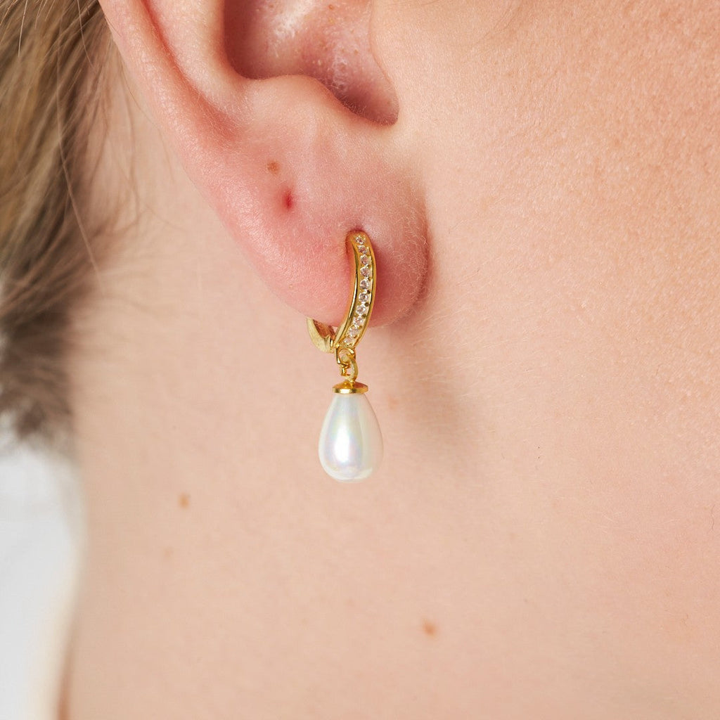 İncili Küpeler - 925 GÜMÜŞ