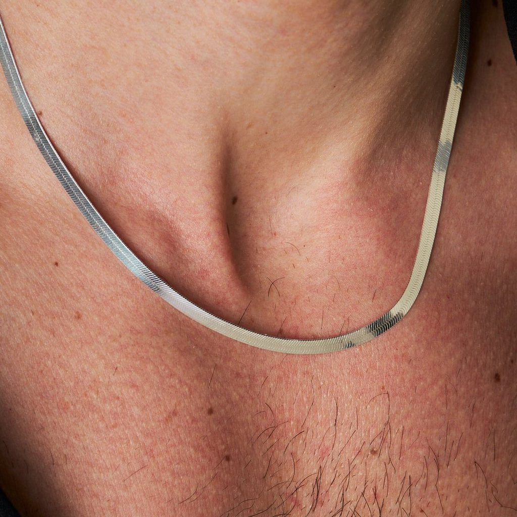 Yılan Zincir Kolye - 925 GÜMÜŞ