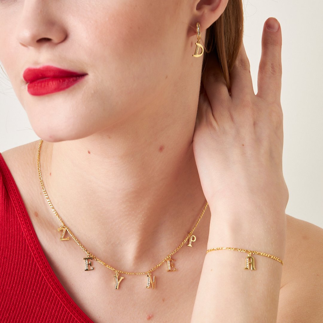 İsimli Şık Set - 925 GÜMÜŞ