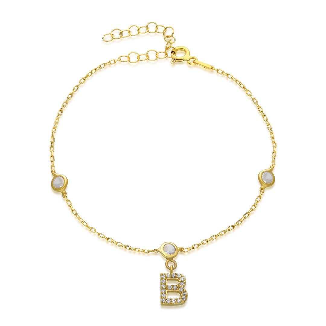 Harfli Bileklik - 925 GÜMÜŞ