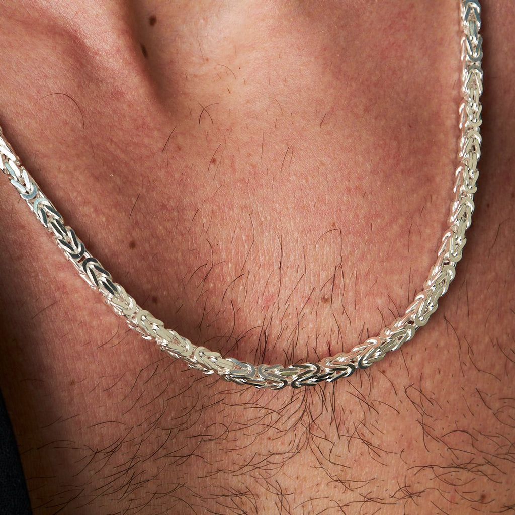 Spiral Model Zincir Kolye - 925 GÜMÜŞ