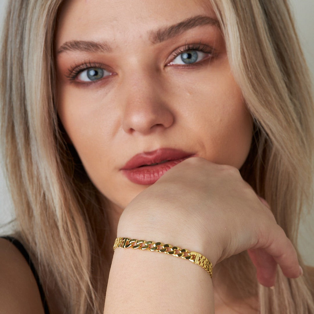 Gurme Zincir Bileklik - 925 GÜMÜŞ