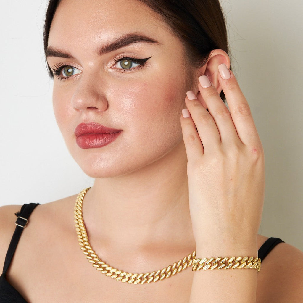 Taşlı Kalın Gurme Set - 925 GÜMÜŞ