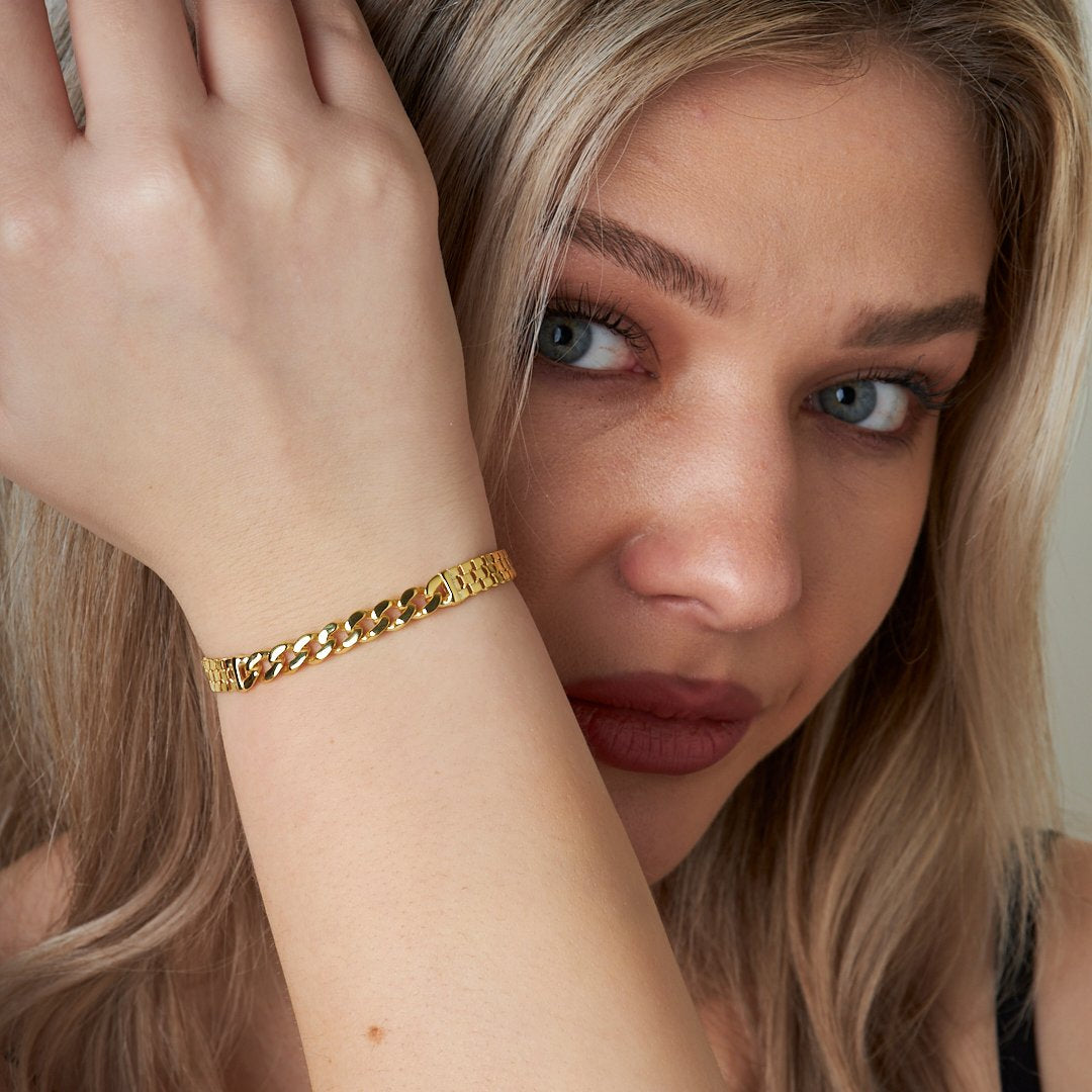 Gurme Zincir Bileklik - 925 GÜMÜŞ