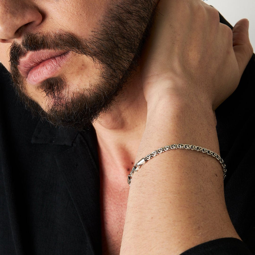 Doc Zincir Bileklik - 925 GÜMÜŞ