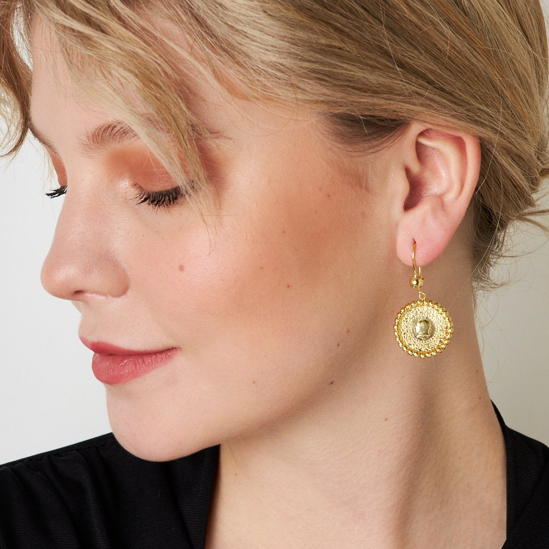 Dorıca Çeyrek Küpe - 925 GÜMÜŞ