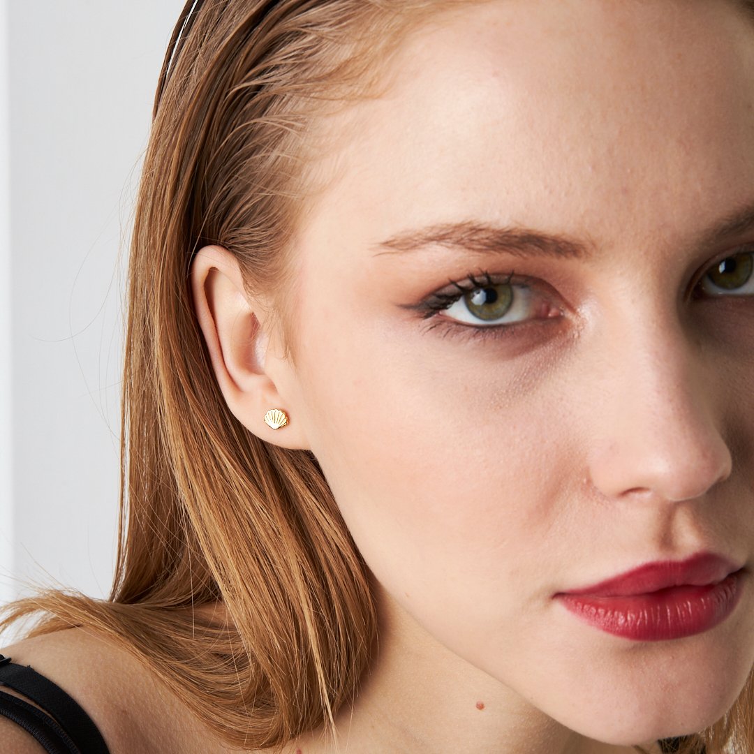 Deniz Kabuğu Piercing - 925 GÜMÜŞ