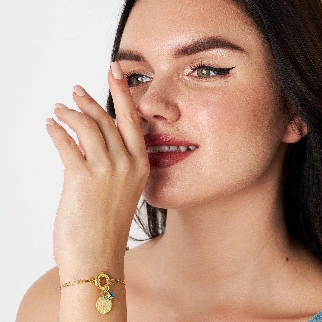 Çeyrek Nazar Bileklik - 925 GÜMÜŞ